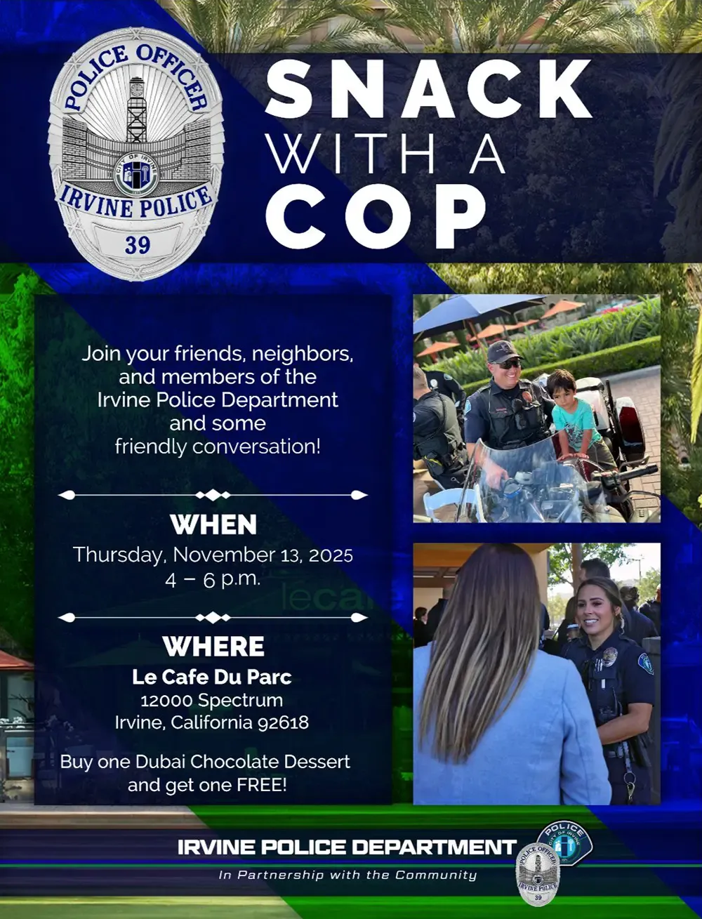 Snack with a Cop, November 13, 2025 — photo 1