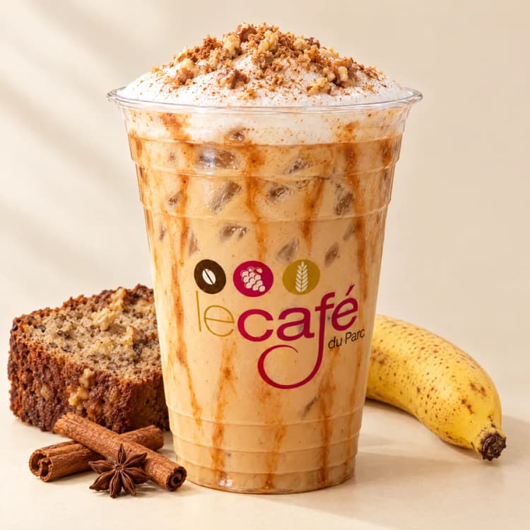 Banana Bread Chai at Le Cafe Du Parc, Irvine