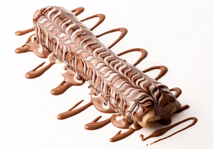Banana Roll Crepe at Le Cafe Du Parc, Irvine
