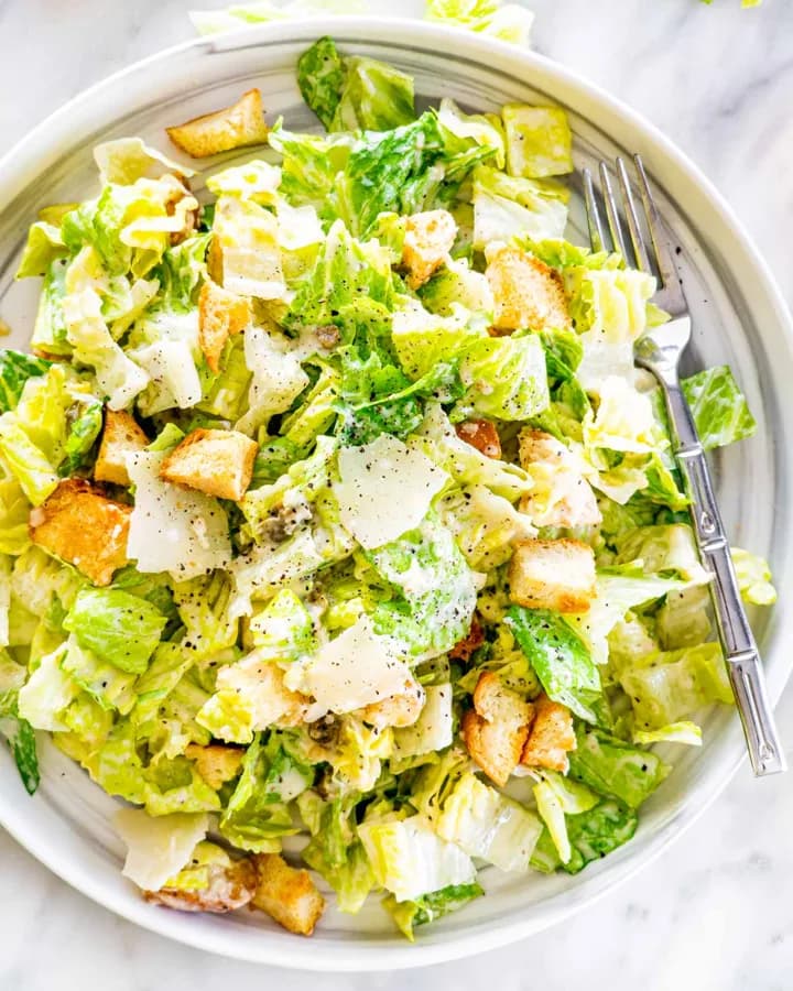 Caesar Salad at Le Cafe Du Parc, Irvine