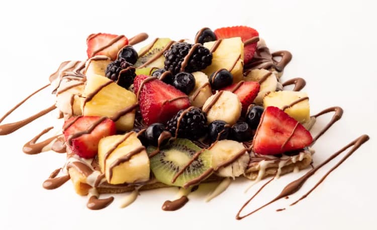 Chocofruit Crepe at Le Cafe Du Parc, Irvine