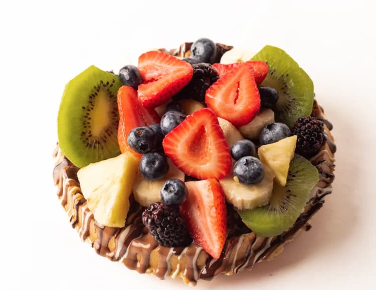 Chocofruit Waffle at Le Cafe Du Parc, Irvine