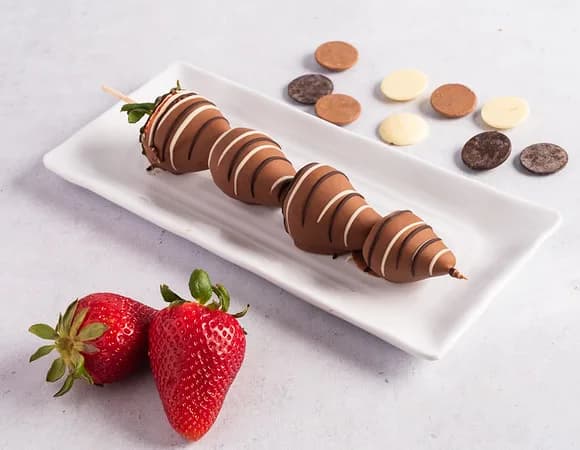 Chocolate Skewers at Le Cafe Du Parc, Irvine