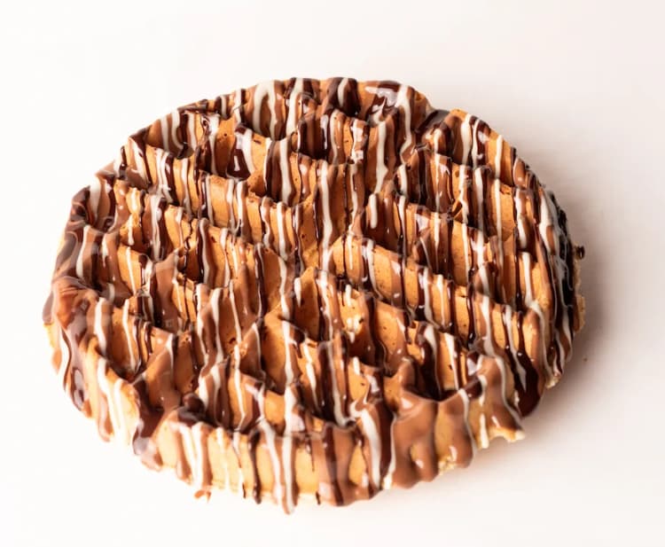 Chocolate Waffle at Le Cafe Du Parc, Irvine