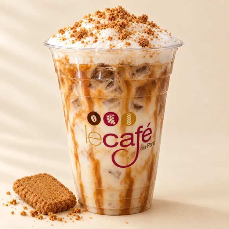 Cookie Butter Cloud Latte at Le Cafe Du Parc, Irvine