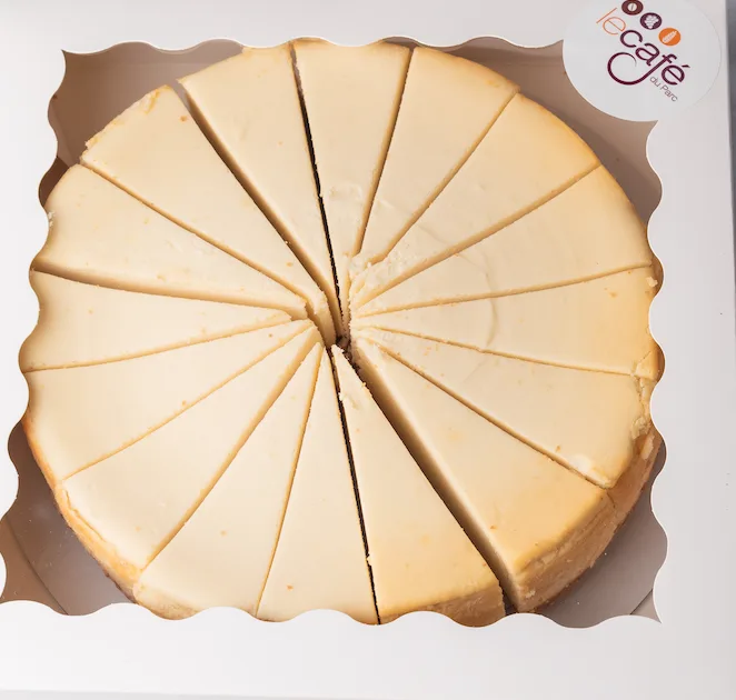Full Cheesecake at Le Cafe Du Parc, Irvine