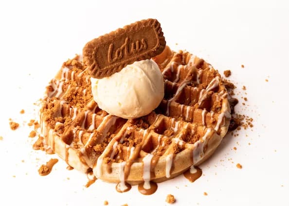 Lotus Waffle at Le Cafe Du Parc, Irvine