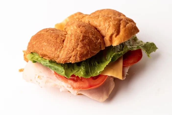 Turkey Croissant Sandwich at Le Cafe Du Parc, Irvine