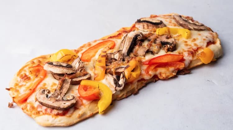 Veggie Flatbread at Le Cafe Du Parc, Irvine